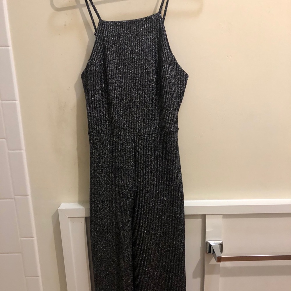 Black sparkley romper